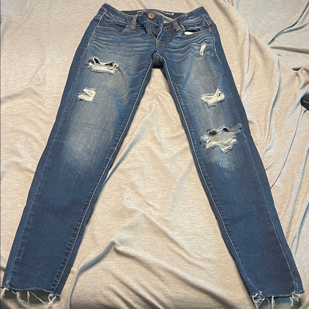 AE Distressed Jeggings
